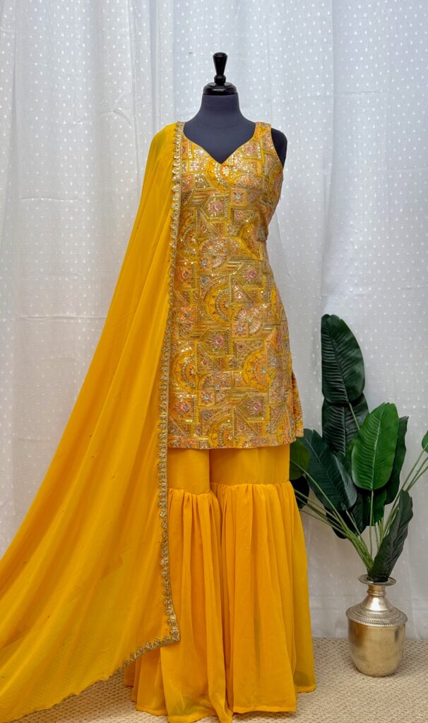 The Rukmani Sharara Set | MAYASDESIBOUTIQUE