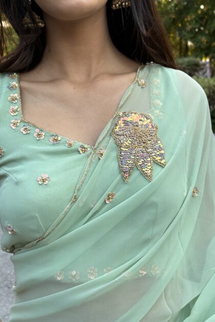 The Sana Floral Saree