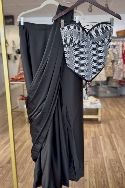 The Dhaka Prepleated Saree | Preorder