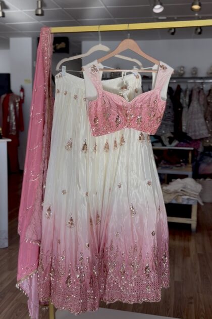 The Zaria Ombré Lehenga